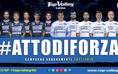 #AttodiForza la Top Volley Latina riapre la campagna abbonamenti: ecco i nuovi prezzi al PalaBianchini