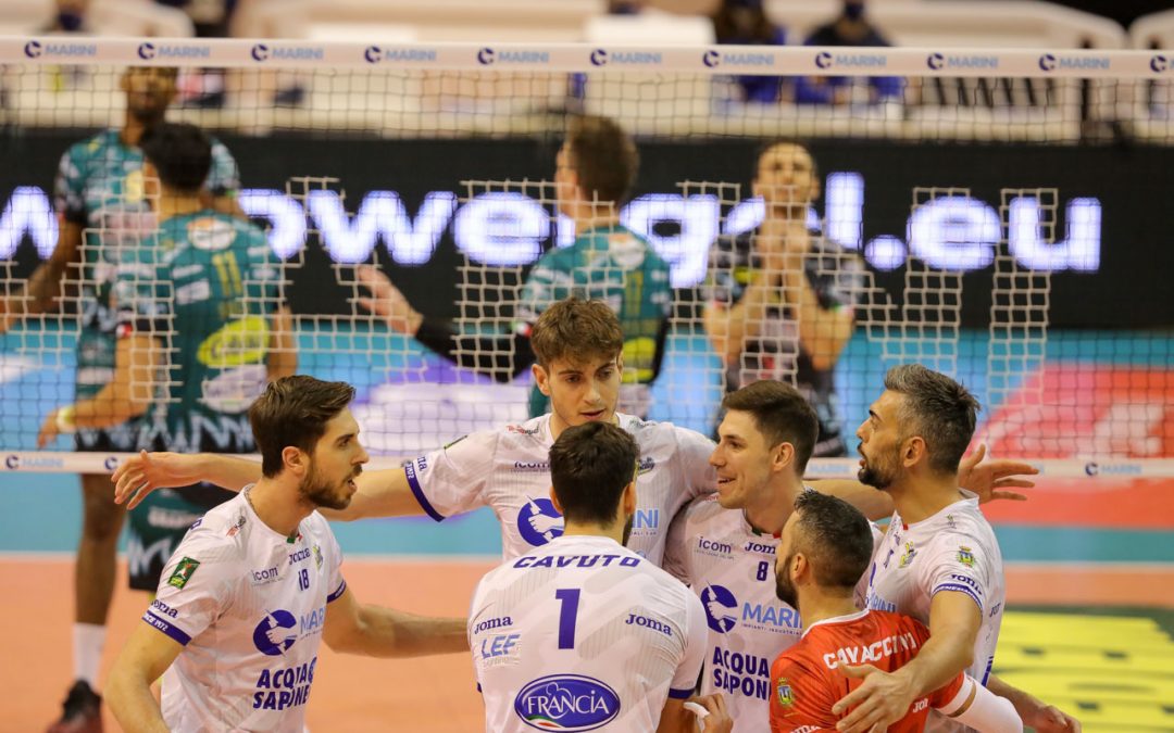 La Top Volley Cisterna cede alla capolista Perugia in tre set. Kovac: «Non sono contento, sto male così. Facciamo troppi errori banali»