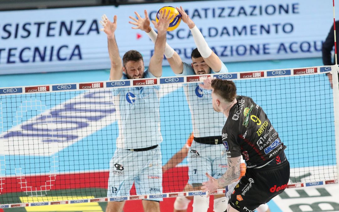 Cucine Lube Civitanova – Top Volley Cisterna: 3-1