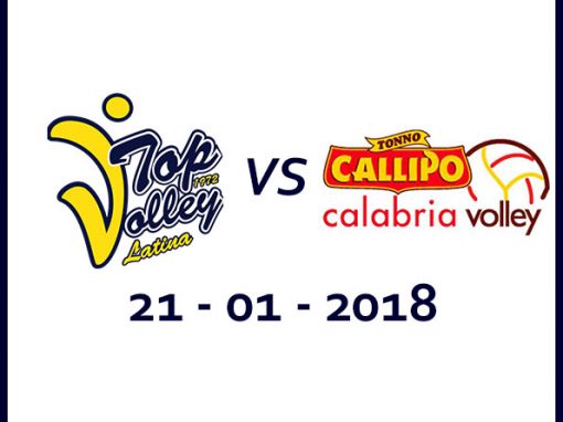 Taiwan Excellence Latina vs Tonno Callipo Calabria Vibo Valentia (21/1/2018)